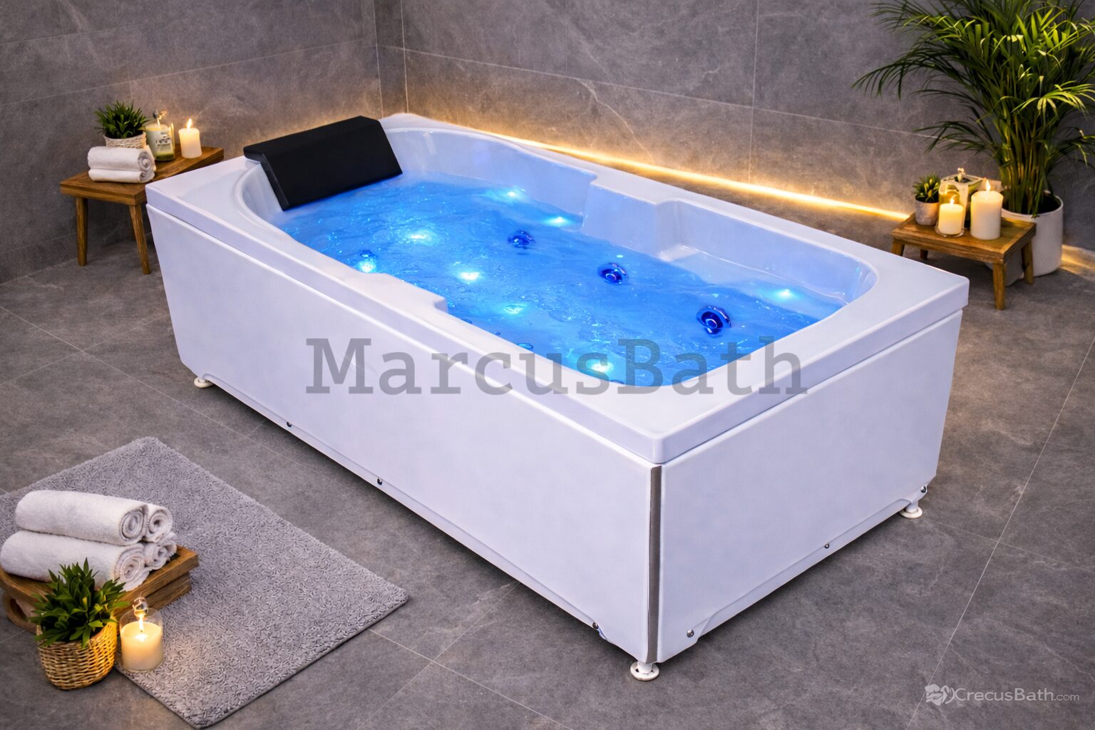MB-006 Deep Soak Jacuzzi Bathtub - Indian Manufacturer