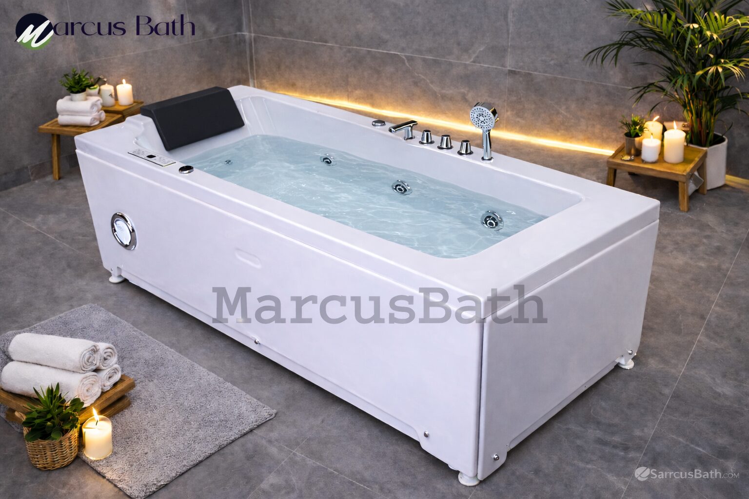 MB-010 Wellness Jacuzzi Bathtub - Marcus Bath Manufacturer
